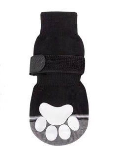 सभी सीज़न डिजाइनर कस्टम रंगीन लुभावनी विरोधी पर्ची पिल्ला परिधान पालतू बिल्ली कुत्ते कपास जूते पंजे पैटर्न पकड़ के साथ कपास जूते मोजे - Product Image 3