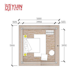 เต็นท์แกลมปิ้งกันน้ำสุดหรูจากโรงงานขายตรง - Product Image 5