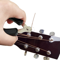 Enrouleur et coupe-cordes de guitare 3-en-1-Outil ABS/acier inoxydable robuste pour guitare, mandoline, Gu Zheng