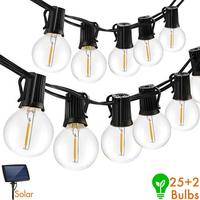 Lampe suspendue Vintage Connectable G40 pour Patio, Globe en verre, pour jardin, porche, balcon, terrasse, décoration de fête