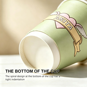 แก้วกาแฟกระดาษสองชั้นพิมพ์โลโก้ตามสั่ง สีสันสดใส ใช้แล้วทิ้ง - Product Image 5