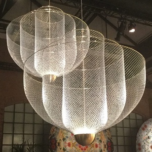 <span class=keywords><strong>Lampadario</strong></span> Circolare <span class=keywords><strong>a</strong></span> Sospensione in Metallo con LED, Stile Nordico Post-Moderno, per Casa, Hotel e Villa - Product Image 2