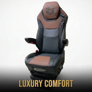 Asiento <span class=keywords><strong>de</strong></span> Lujo con Suspensión Neumática Universal para Conductor, Compatible con Freightliner, Mercedes Benz, Volvo, Kenworth, International Truck - Product Image 2