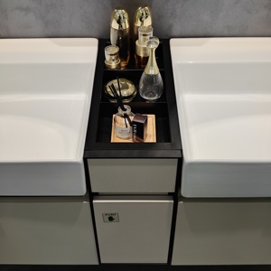 Water Proof Bathroom <b>Vanities</b> High Gloss Cabinet Bathroom <b>Makeup</b> <b>Vanity</b> with and Led Mirror 48 Inch - Product Image 5
