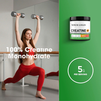 OEM/ODM suppléments de monohydrate de créatine et de vitamines 5g personnalisables force musculaire et récupération monohydrate de créatine Plus en poudre
