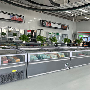 Réfrigérateur commercial de réfrigérateur de supermarché avec porte <span class=keywords><strong>en</strong></span> verre de l'île du refroidisseur de viande - Product Image 4