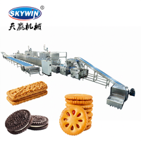 Nouvelle machine automatique de fabrication de biscuits 2026, ligne de production de biscuits avec four à tunnel pour petites boulangeries