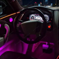 Pour Nissan patrouille et Armada LED symphonie voiture lumière ambiante 64 couleur lampe à LED coloré écologique éclairage ambiant automobile