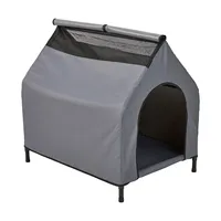 Vente en gros de chenil personnalisé XL pour chien chenil d'extérieur meubles en métal massif pour animaux de compagnie lit pour chien surélevé été hiver