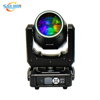 Projecteur à tête mobile Sailwin Factory Mini 230W 7R Lyre Sharpy avec faisceau Gobo et bande LED pour DJ, événements, fêtes, clubs