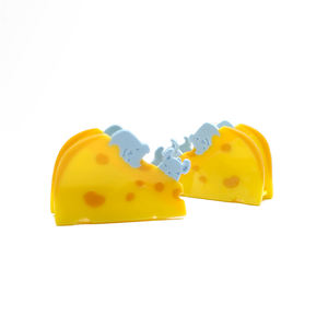 Barrettes à cheveux en acétate de fromage jaune crème personnalisées, mignonnes, originales et tendance, accessoires pour cheveux pour femmes, vente en gros. - Product Image 1