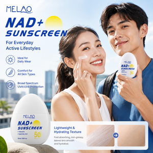 ครีมกันแดด OEM สูตรปกป้องผิวจากรังสียูวียาวนาน เสริมสร้างเกราะป้องกันผิว ฟื้นฟูความกระจ่างใส ด้วยสารสกัด NAD+ ขั้นสูง ลดเลือนริ้วรอย เหมาะสำหรับทุกสภาพผิว - Product Image 1