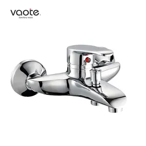 Modern Bath Wall Mounted Sanitary Ware Cold Hot Water Single Handle Faucet