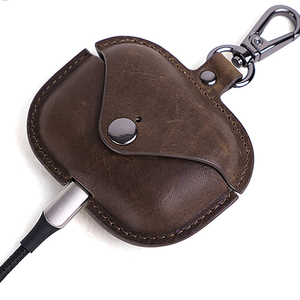 Étui en cuir de haute qualité au design rétro durable pour écouteurs pour <span class=keywords><strong>iPhone</strong></span>, étui pour écouteurs sans fil de haute qualité - Product Image 1