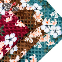 KINGCASON Chinesischer Hersteller Angenehmes Handgefühl 100% Polyester Bedruckter Gebürsteter Flanell-Fleece-Stoff für Heimtextilien