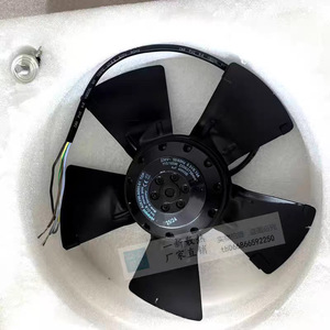 A2E250 พัดลมแบบไหลตามแนวแกน 230V 2900 รอบต่อนาที ตลับลูกปืนสีดำ พัดลมระบายความร้อนไฟฟ้าแบบติดผนัง - Product Image 1