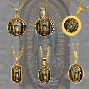 Collar de Nuestra Señora de Guadalupe al por Mayor para Joyería Religiosa y Amuletos - Product Image 1