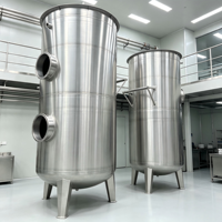 Cuve de réaction en acier inoxydable 304 pour le traitement des eaux usées avec agitateur et moteur, haute productivité, cuve de mélange personnalisable