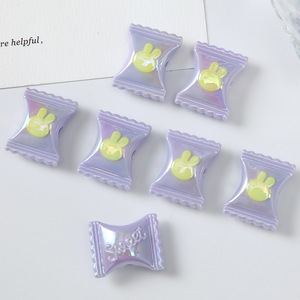 Macaron Bonbons DIY Bijoux Faits à la Main Matériaux de Fabrication de Perles Lucite Acrylique à Trou Droit pour Chaînes de Téléphone Mobile Sacs Pendentifs - Product Image 5