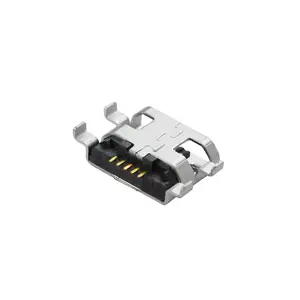 Kinghelm微型连接器USB 5针连接器沉板，无边缘usb插座，用于手机充电p