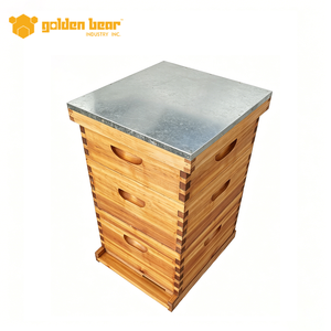 Colmena Langstroth de 10 cuadros con revestimiento de cera, de madera de abeto chino, en oferta. - Product Image 3