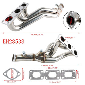 Tubo de Escape Marca LK para B-<span class=keywords><strong>M</strong></span>-W E36 <span class=keywords><strong>320i</strong></span> <span class=keywords><strong>E46</strong></span> 325i E39 523i 525i, Sistema de Colector de Escape de Alto Flujo y Rendimiento - Product Image 3