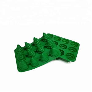 SANS BPA 3D <span class=keywords><strong>Sapin</strong></span> De Noël En Silicone de <span class=keywords><strong>Moule</strong></span> Faire Arbre De Noël Gâteau Chocolat Gelée <span class=keywords><strong>Moule</strong></span> - Product Image 3