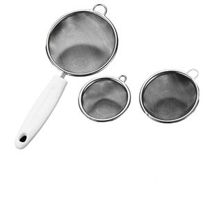 Mini Spatule Séparatrice en Acier Inoxydable 304 avec Manche en Bois, Filtre Anti-Fuite pour Huile et Débris de Hot Pot, Maille d'Étanchéité pour Cuisine Domestique - Product Image 4