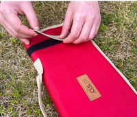 Paquete de forja para acampar, bolsa de almacenamiento, martillo de aluminio, lonas, estaca, tienda, clavija, herramienta de almacenamiento, bolsa de lona, suministros de equipo de campamento