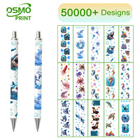 OSMO Nouveauté Vente en Gros Usine Plus de 5000 Designs Autocollants UV DTF de Petite Taille pour Stylos Décalcomanies UV Personnalisées pour Stylos