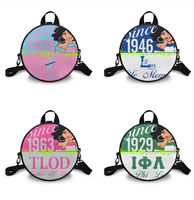 Sac Rond Promotionnel en PU pour Femme, Meilleure Vente, Réutilisable, en Tissu, de Haute Qualité, pour Soirées ou Week-ends