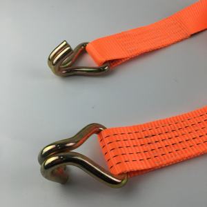 Kit de cales de roue robustes orange de qualité supérieure, système de fixation par sangle pour remorque, pièces et accessoires de remorque de qualité supérieure - Product Image 2