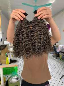 Venta al por Mayor de Extensiones de Cabello Humano CDYHAIRVN, Color Gris Sal y Pimienta Natural, de un Solo Donante, Sin Procesar - Product Image 5