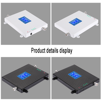 Kit de amplificador de señal de teléfono móvil tribanda 850/1800/2100 MHz, extensor de señal WiFi de largo alcance 2G 3G 4G y LTE