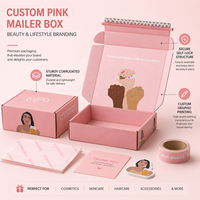 Ensemble d'emballage de luxe personnalisé pour marques, solution de branding pour petites entreprises, ensemble de boîtes d'expédition, ensemble de mode