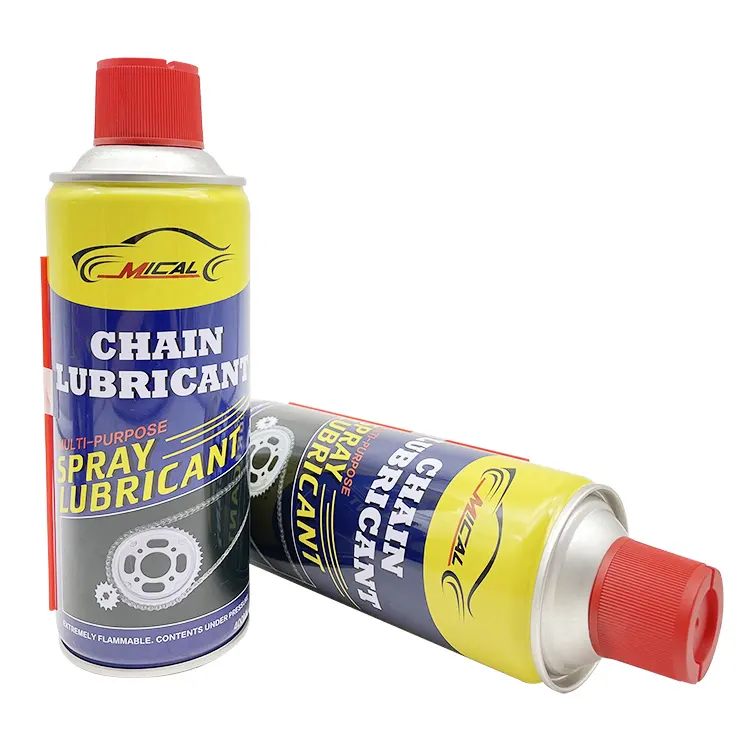 Spray lubricante antioxidante para cadena de bicicleta, lubricantes industriales multiusos, spray lubricante de cadena de 400ml para todos los usos