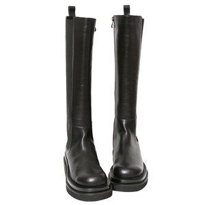 Giày bốt cao quá đầu gối bằng da thật của Ann'S Chelsea 5Cm Giày đế bệt nhẹ màu đen dành cho nữ Giày mùa đông - Product Image 3