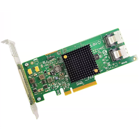 9207-8I Tarjeta Adaptadora de Controlador RAID SAS SATA Interno de 8 Puertos y 6 Gbps PCIe 3.0 X8 para Servidor
