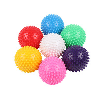 Material de PVC duro espinoso relajación muscular acupuntura estimulación masaje erizo bola