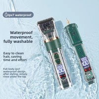 Tondeuse à poils pour animaux de compagnie en acier inoxydable, rechargeable, silencieuse, pour chats et chiens - Outil de toilettage automatique sûr et facile à utiliser, 1-3H