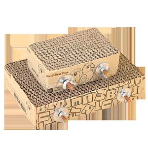 Plataforma Xuanfeng, suministros duraderos para pájaros, soporte de molienda de cartón de mil capas, juguetes para loros, piel de tigre, garra para la boca, soporte para ejercicio - Product Image 1