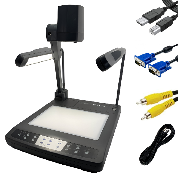 HV-5100XG 18x Zoom Document Camera Overhead Projector W/Bundle Grade A Programming Controller Industrial Automation
