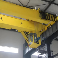 Pont roulant à double poutre de style européen Yiteng, palan électrique 25/40/7 tonnes, hauteur de levage 20m, portée 10m, intérieur/extérieur, garantie 1 an
