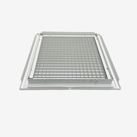 Système HVAC Gousset en aluminium carré Climatisation diffuse Grille d'oeuf Couvercle d'évent