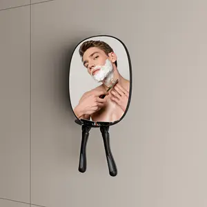 Accesorios de baño montados en la pared al por mayor logotipo personalizado inastillable sin perforación espejo de ducha antiniebla sin niebla para afeitarse