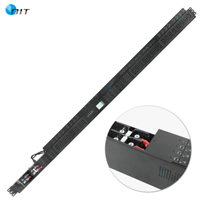 PDU intelligent haute puissance d'Orient, 3 phases, 150A, 24 ports C19, équipé d'un compteur APDU et d'un interrupteur