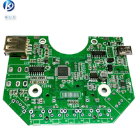 Mesin cetak PCB multilapis FR-4 6 lapis pabrikan PCBA Tiongkok dengan pemolesan permukaan emas