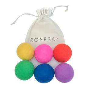 Palline per Asciugatrice in <span class=keywords><strong>Lana</strong></span> Organica Personalizzabili, Ecologiche e Riutilizzabili, <span class=keywords><strong>Ammorbidente</strong></span> per Tessuti, Dimensioni 7cm, Nuove Palline per Bucato in Sacchetto di Cotone - Product Image 5