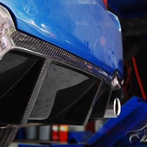 DTM Style Carbon Fiber Rear Bumper Lip Fin Spoiler Winglet <b>Splitter</b> Diffuser for BMW F10 M5 2012-2017 - Product Image 6