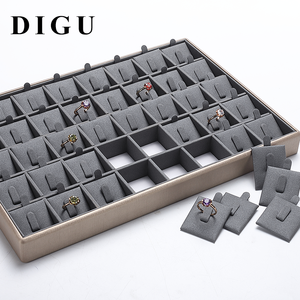 ถาดใส่เครื่อ<span class=keywords><strong>ง</strong></span>ประดับขนาดใหญ่ DIGU 50+ ช่อง  วัสดุหนั<span class=keywords><strong>ง</strong></span> PU สำหรับจัดเก็บต่า<span class=keywords><strong>ง</strong></span>หู สร้อยข้อมือ แหวน สร้อยคอ - Product Image 1